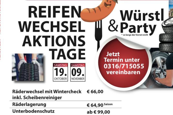 Reifenumstecktage